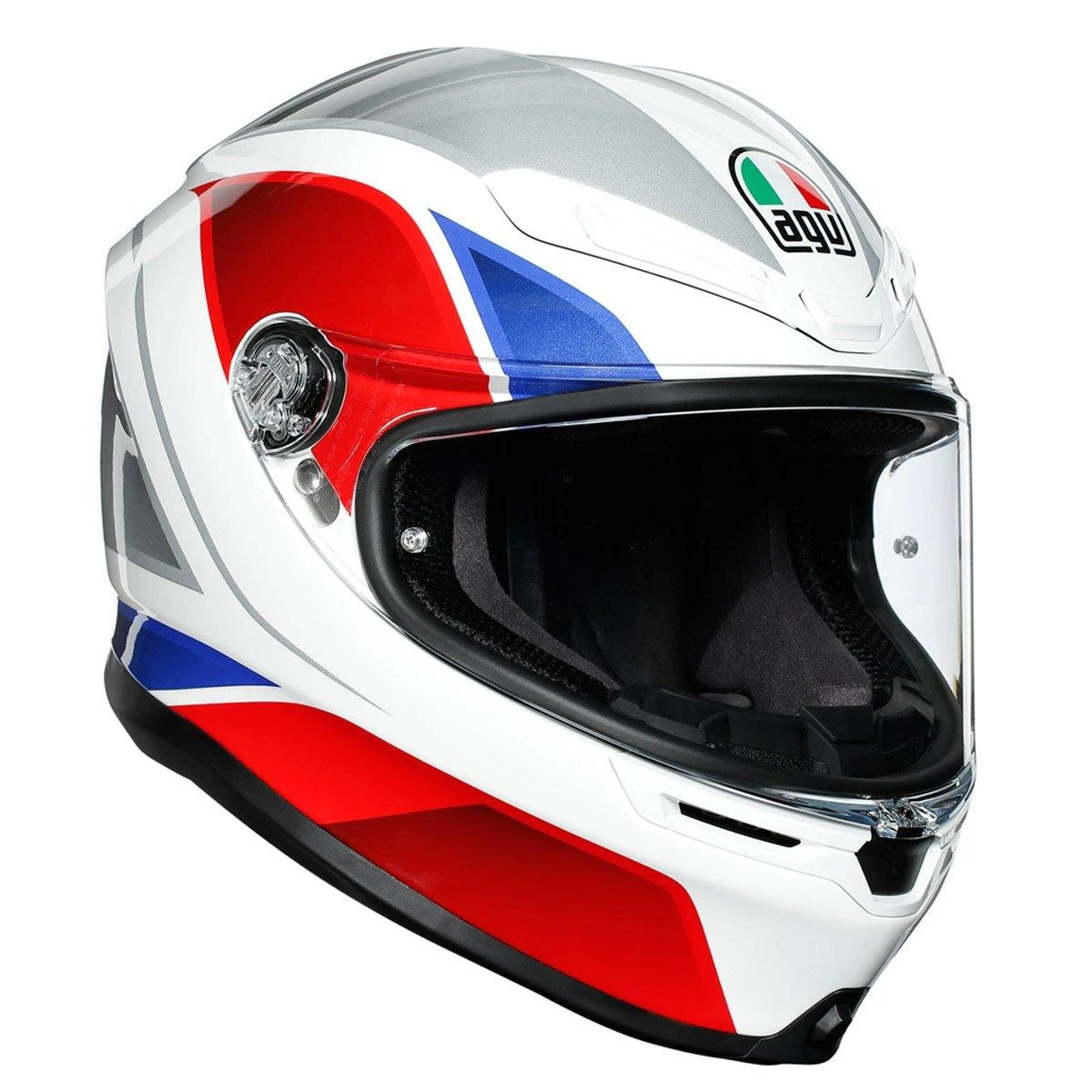 AGV K6 Hyphen Helmet - White Red Blue
