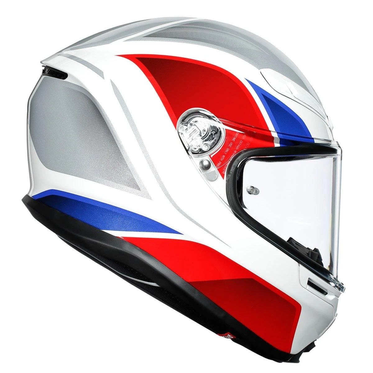 AGV K6 Hyphen Helmet - White Red Blue - Image 2