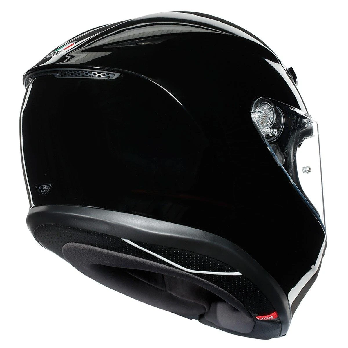 AGV K6 Solid Helmet - Black - Image 3