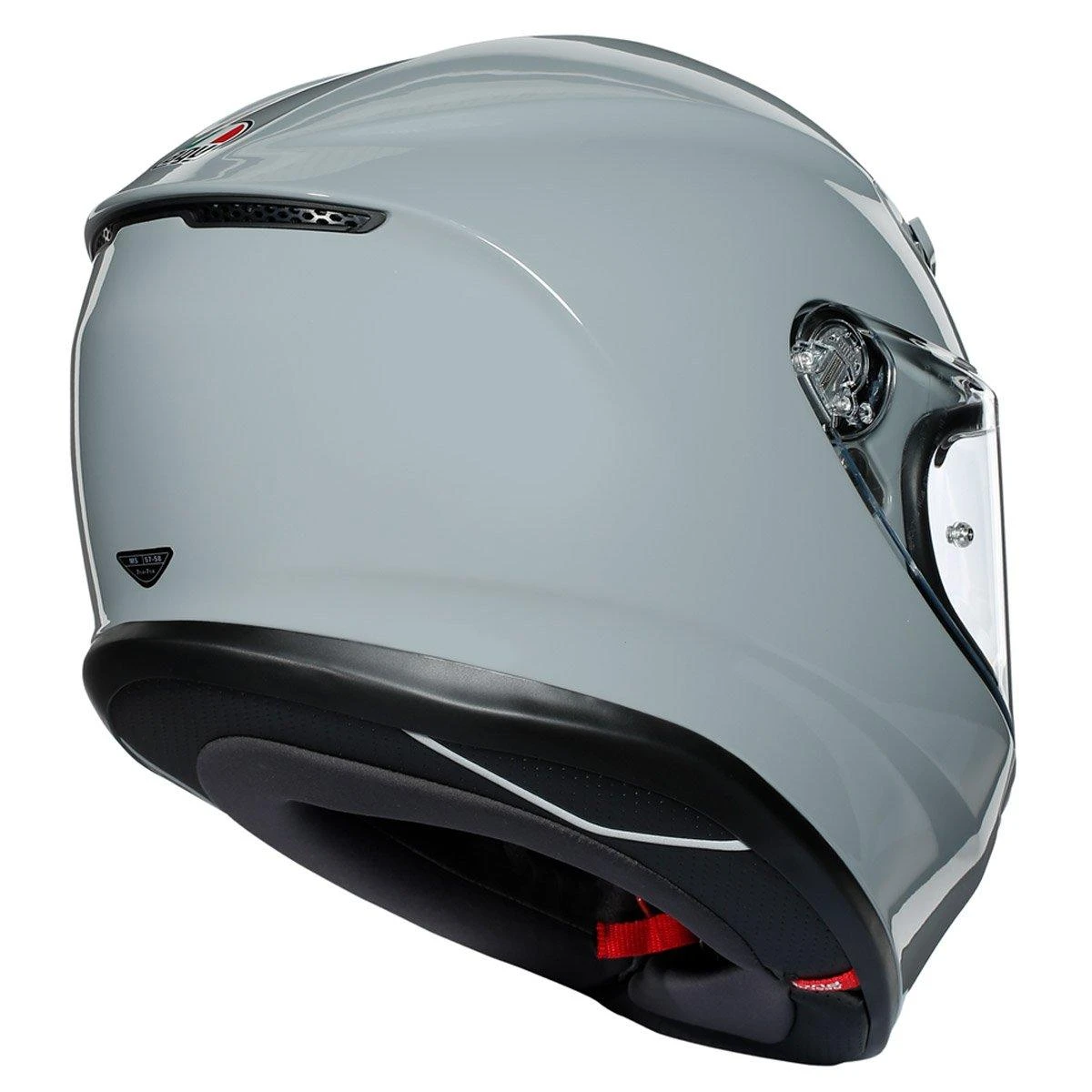 AGV K6 Solid Helmet - Grey - Image 3