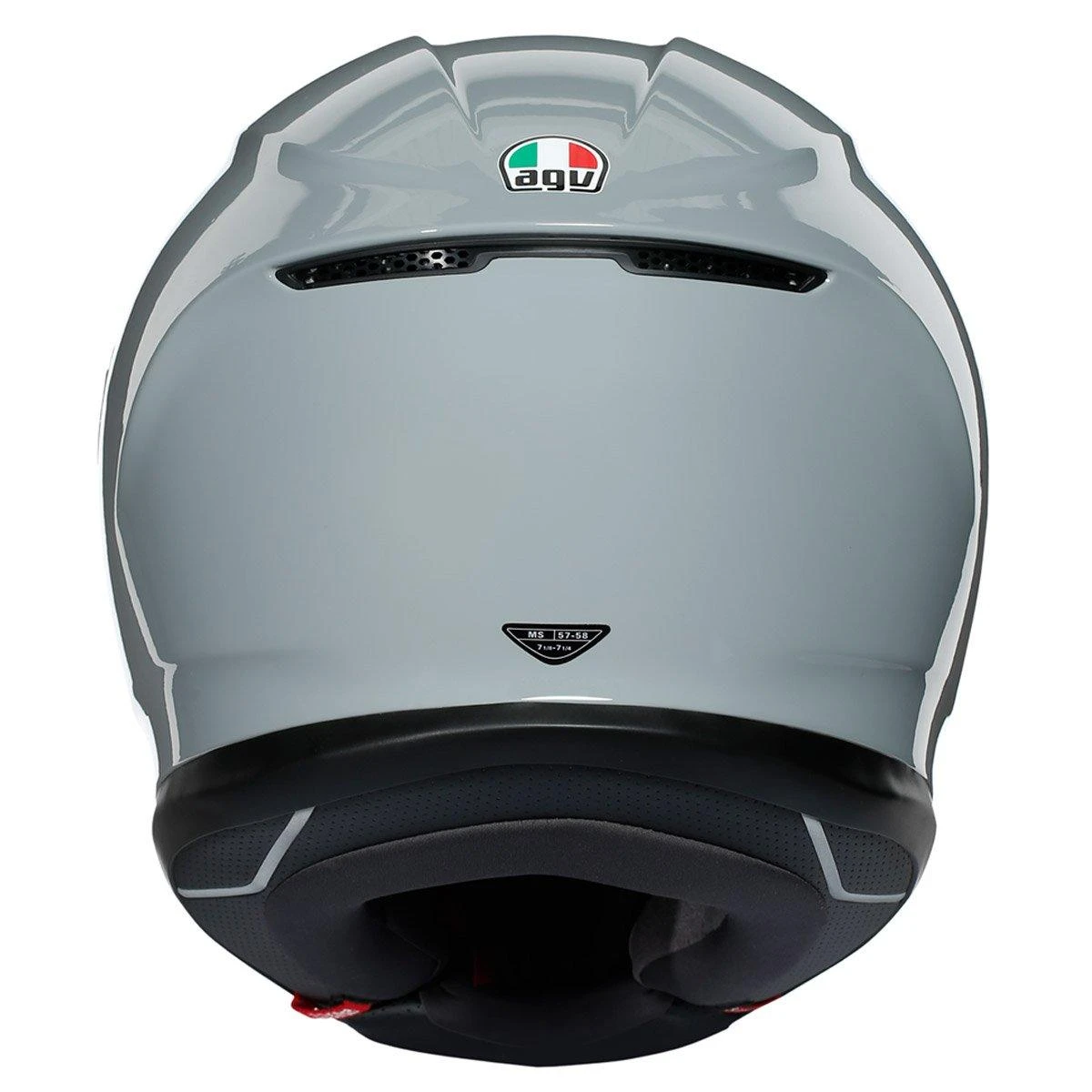 AGV K6 Solid Helmet - Grey - Image 4