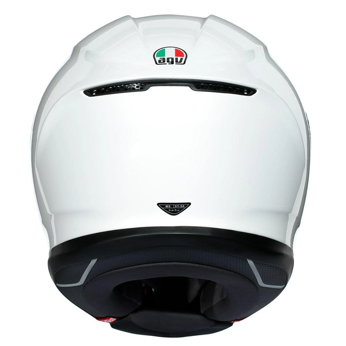 AGV K6 Solid Helmet - White - Image 4