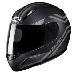 HJC CL-Y Strix Youth Helmet - Black Grey
