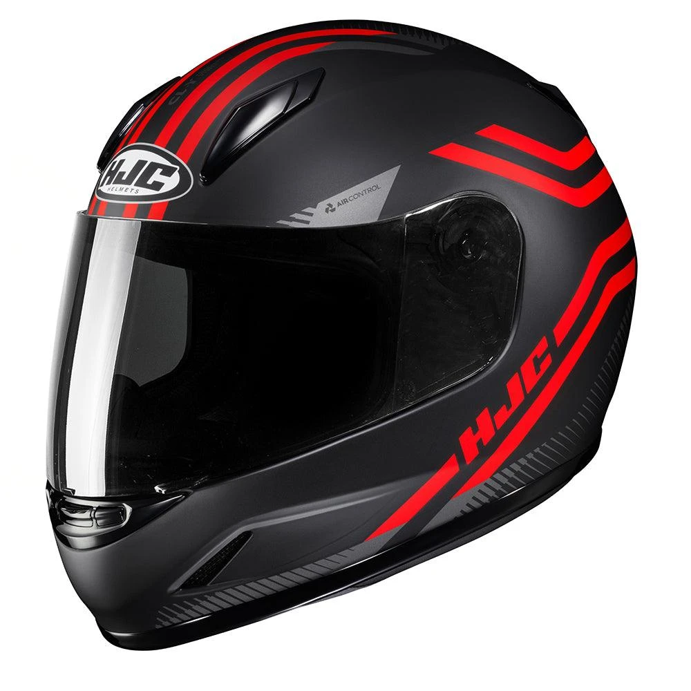 HJC CL-Y Strix Youth Helmet - Black Red
