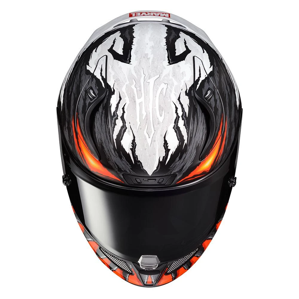 HJC RPHA 11 Marvel Anti Venom Helmet - Red - Image 2