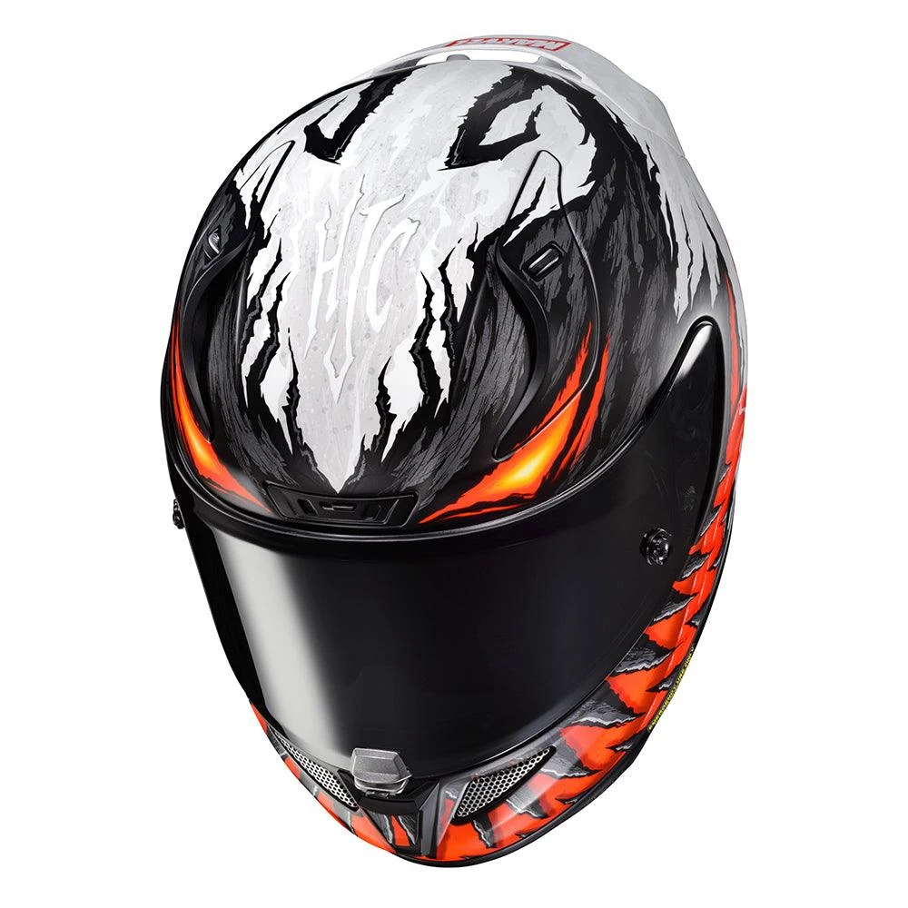 HJC RPHA 11 Marvel Anti Venom Helmet - Red - Image 3