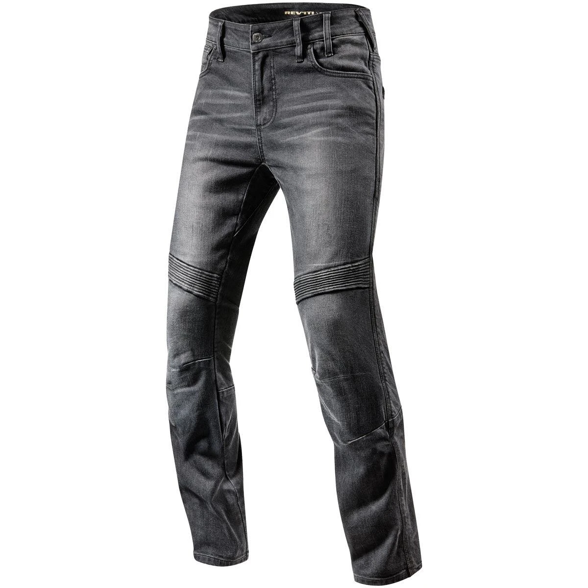 Rev It! Moto Straight Jeans 34in Leg - Black - SALE