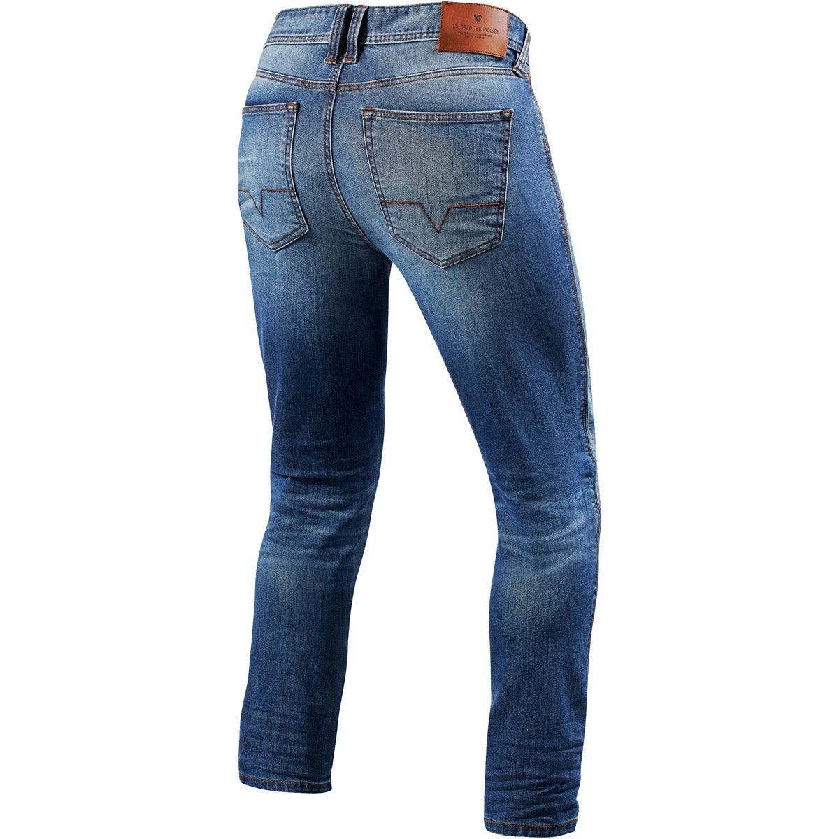 Rev It! Piston Jeans SK 34in Leg - Medium Blue Used - SALE - Image 2
