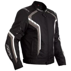 RST Axis Textile Jacket CE WP - Black Grey White