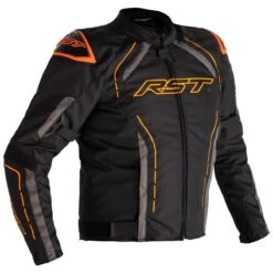 RST S-1 Textile Jacket CE WP - Black Grey Orange