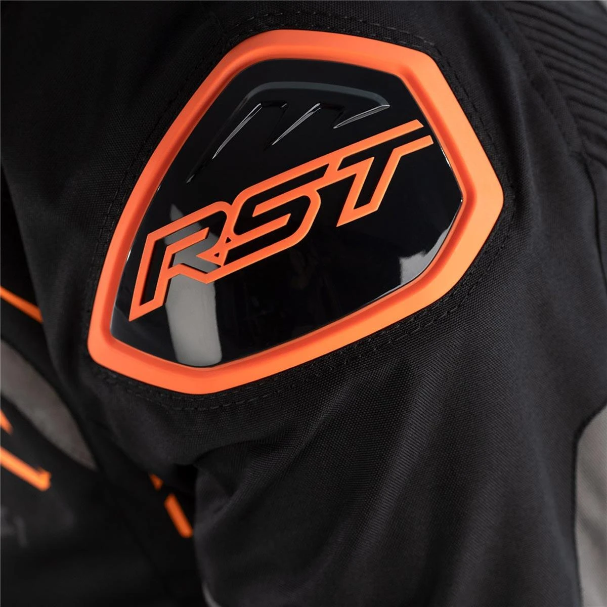 RST S-1 Textile Jacket CE WP - Black Grey Orange - Image 2