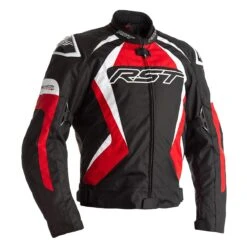 RST Tractech Evo 4 Textile Jacket CE WP - Black Red