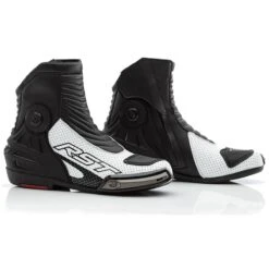 RST Tractech Evo III Short Boots CE - White Black