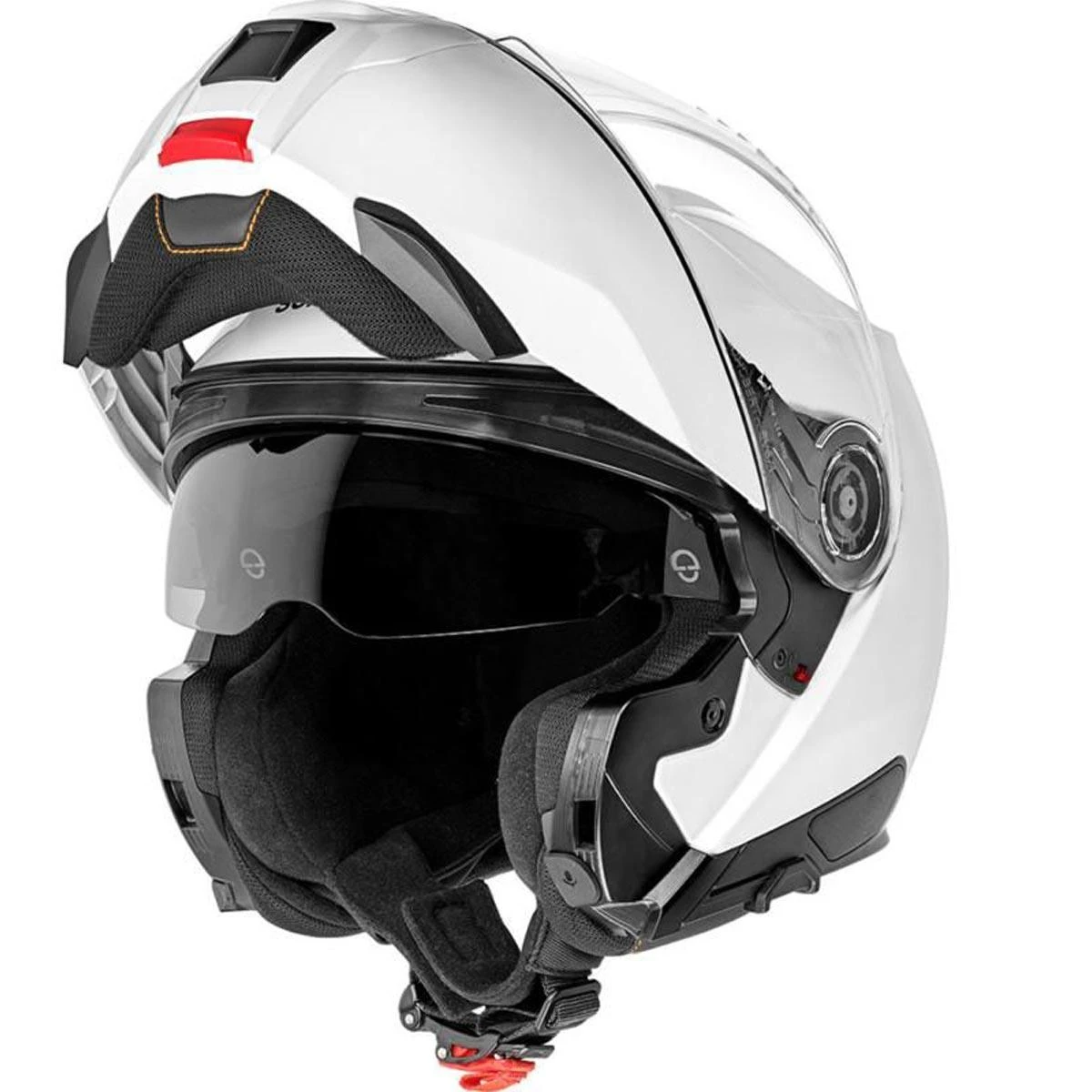Schuberth C5 Flip Helmet Gloss - White - Image 3