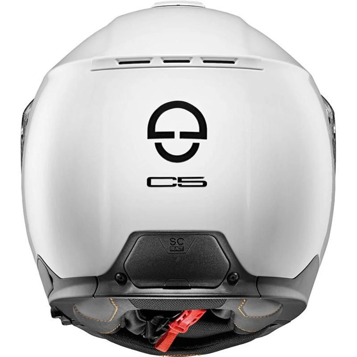 Schuberth C5 Flip Helmet Gloss - White - Image 4