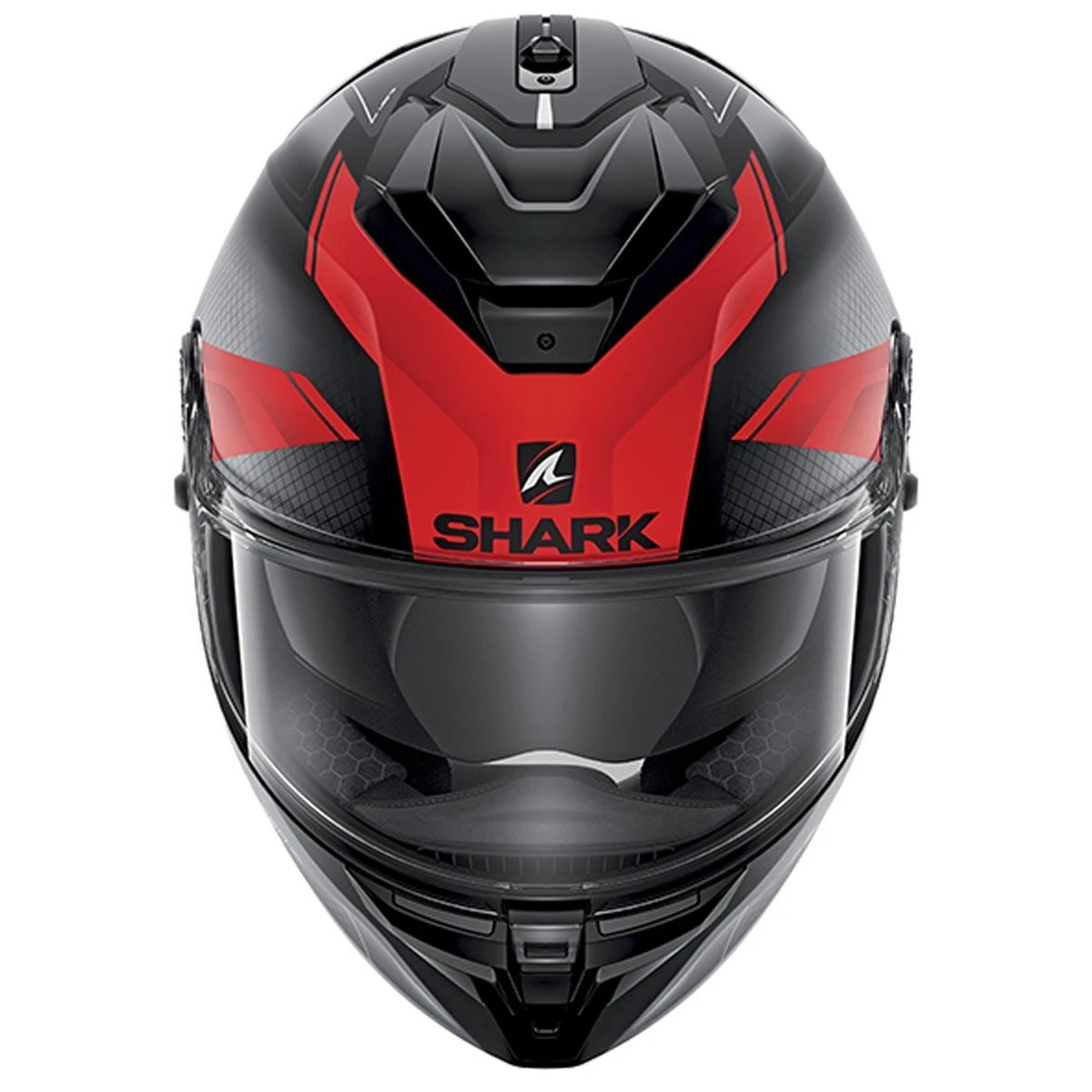 Shark Spartan GT Elgen Helmet KAR - Matt Black Red - Image 2