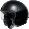 Shoei J-O Open Face Helmet - Black