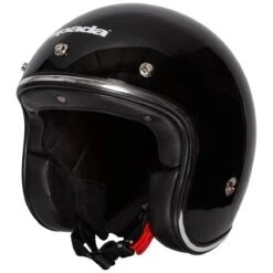 Spada Open Face Classic Helmet - Black