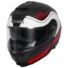 Spada Orion Pixel Flip Front Helmet - Matt Black Red White
